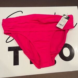 Lauren Ralph Lauren Fuchsia Swim Bottoms SIZE 14 NEW